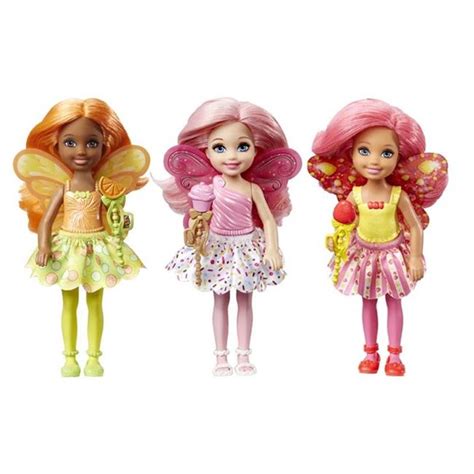 Mattel MTTDVM87 Barbie Chelsea Dreamtopia Small Fairy Doll, Assorted ...