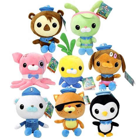 23 30cm Genuine Octonauts Plush Toy Captain Barnacles Kwazii Peso ...