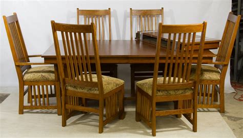 Mission Oak Style Dining Set by Thomasville