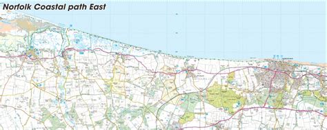 North Norfolk Coastal Path - SplashMapsSplashMaps