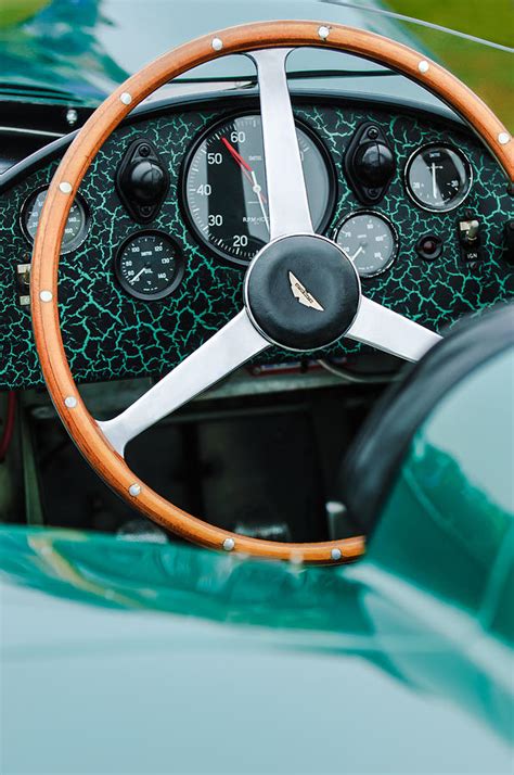 1957 Aston Martin DBR2 Steering Wheel Photograph by Jill Reger - Fine ...