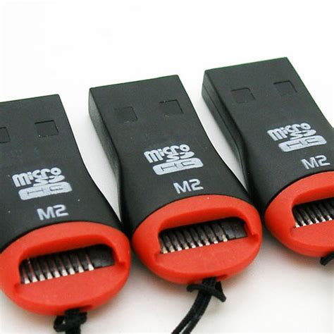 3 x USB 2.0 Micro SD Card Adapter Reader Writer SDHC MMC Micro Sd 2528c ...