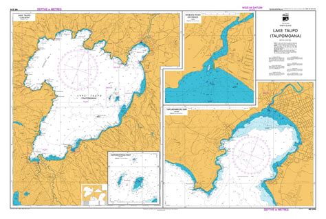 Lake Taupo Marine Chart – MapCo NZ Ltd – Maori, Pacific Island and New ...