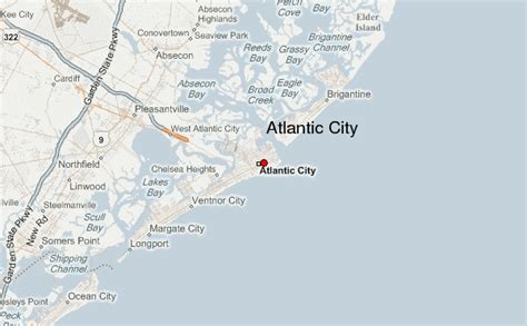 Atlantic City Electric Service Area Map