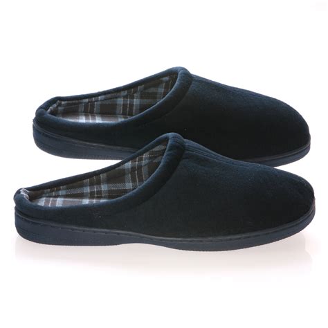 DeluxeComfort - Deluxe Comfort Men's Slip-On House Slipper, Size 9-10 ...