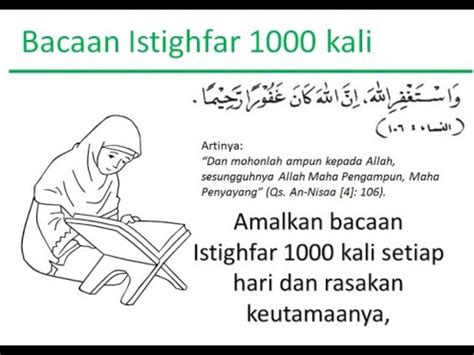 kelebihan istighfar 1000 kali - Ava Langdon