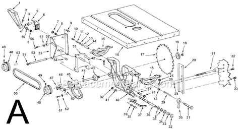 Ridgid 10 Table Saw Parts