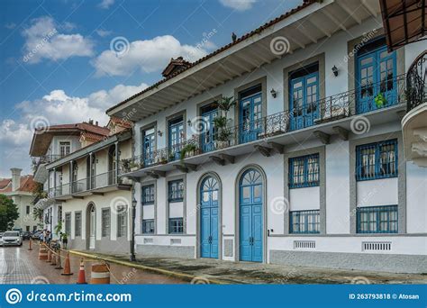 Casco Viejo Old Town of Panama City Stock Photo - Image of alleyway ...