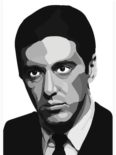 "Al Pacino Godfather" Poster for Sale by dillustrations1 | Redbubble