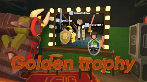 WE BEAT GOLDEN TROPHY (REC ROOM VR) - YouTube