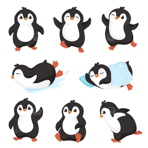 Cute Cartoon Penguins Baby Penguin, Penguin Clipart, Cute Clipart ...