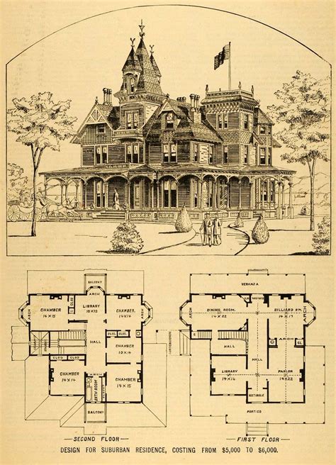 Authentic Victorian House Plans - Floor Plans Concept Ideas