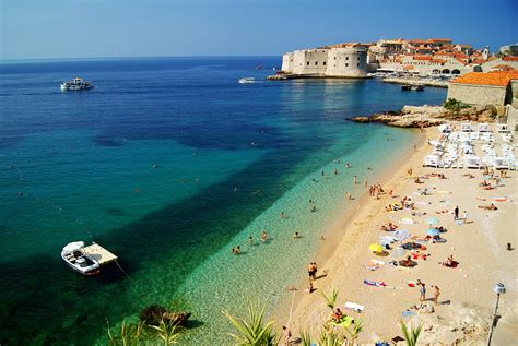 Top-8 beaches in Dubrovnik