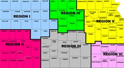 Kansas Counties Index Map