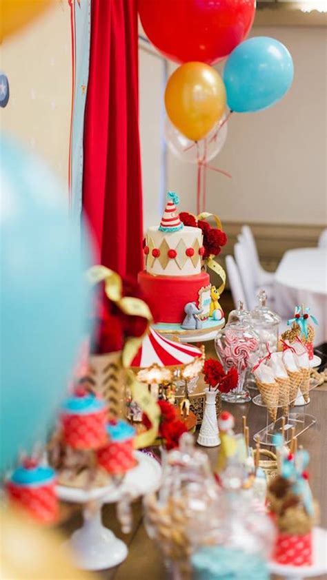 Kara's Party Ideas Vintage Circus Birthday Party | Kara's Party Ideas