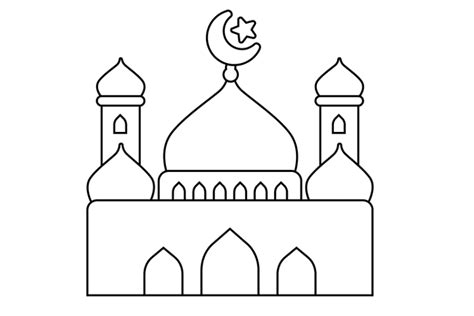 237 Gambar Masjid Sketsa Images - MyWeb