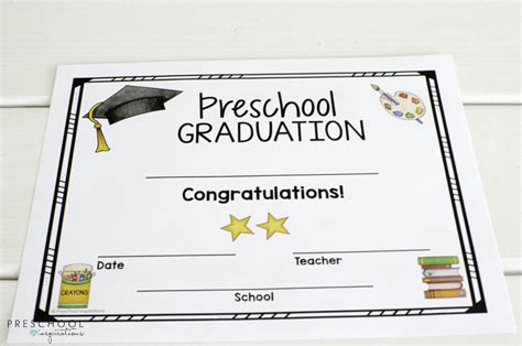 Graduation Certificates and Class Awards for Preschool & Kindergarten ...