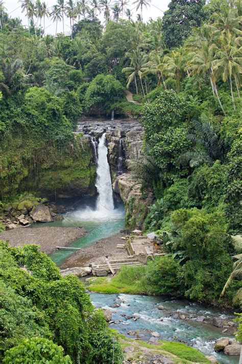 Tegenungan waterfall on Bali island Indonesia | High-Quality Nature ...