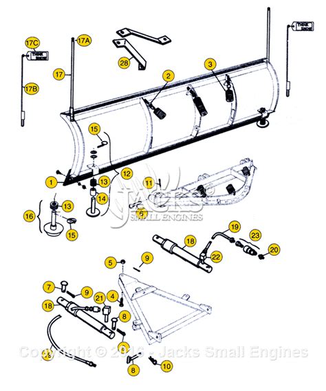 Western Western Snow Plow Parts Diagram for Snow Plow Parts