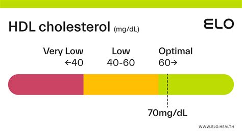 HDL Cholesterol: 70 mg/dL