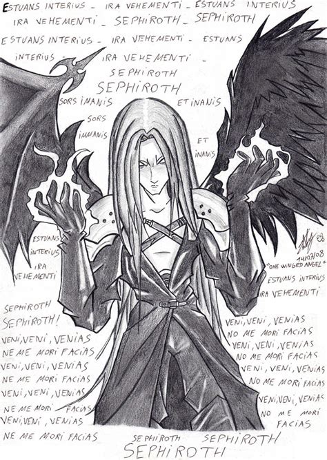 Sephiroth - one winged angel by FallenXangel59 on DeviantArt