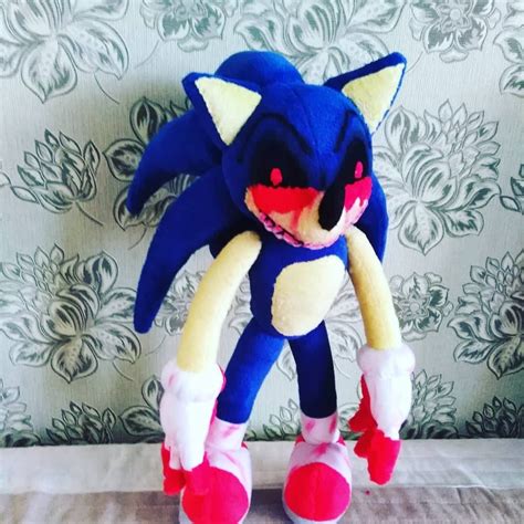 Custom-made plush inspired by the Sonic E X E plush toy to | Etsy ...