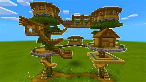 Minecraft: How to Build a Treehouse Tutorial | Survival Base (90% ...