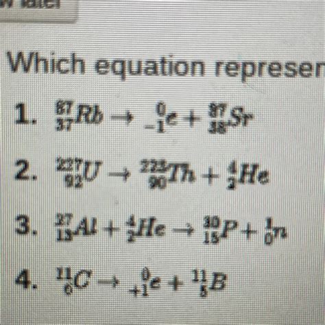 Positron Emission Equation