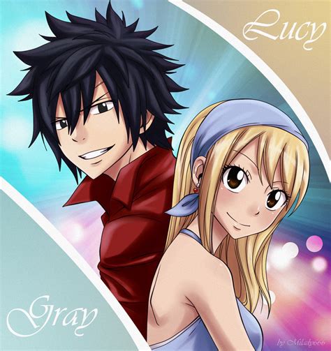 bright couple by ~Milady666 - Lucy x Gray Fan Art (32822316) - Fanpop