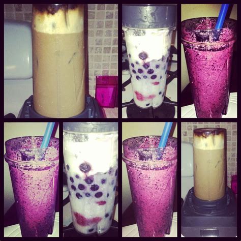 Smoothies made in the ninja blender!)