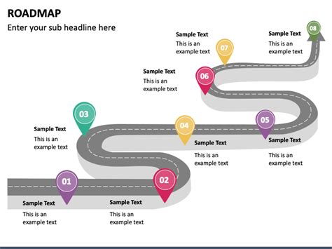 Road Map Graphics For PowerPoint