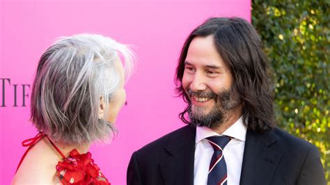 Keanu Reeves And Alexandra Grant Made A Rare Red Carpet Appearance,...