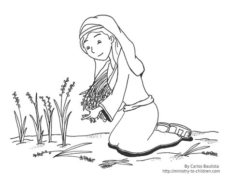 Ruth And Naomi Coloring Page at GetDrawings | Free download