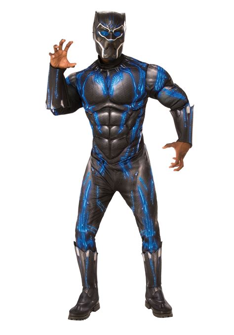 Deluxe Black Panther Blue Adult Costume