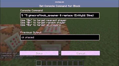 Minecraft commands - reslod