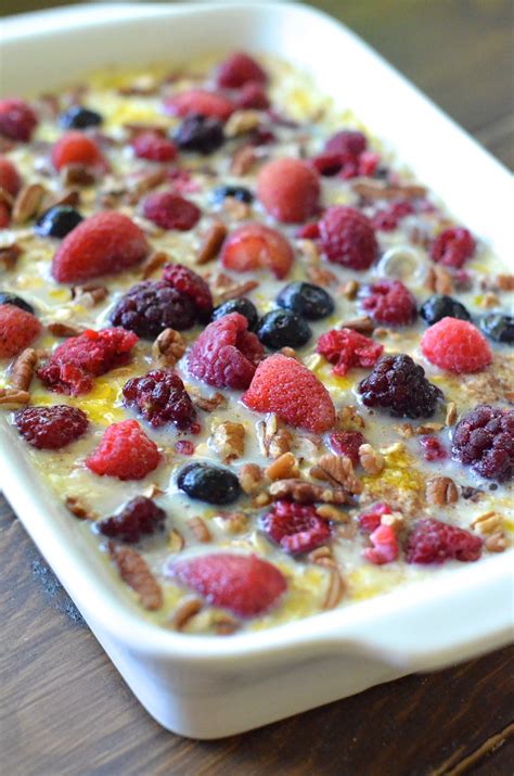 Baked Honey Berry Oatmeal | Recipe | Low calorie breakfast, Berry ...