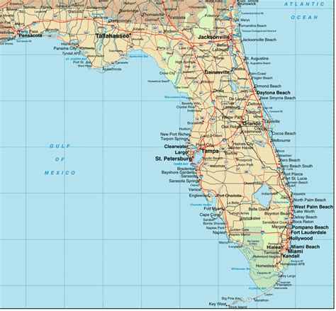 Florida Map - Miami Beach 411 - A Map of Floirda and Cities