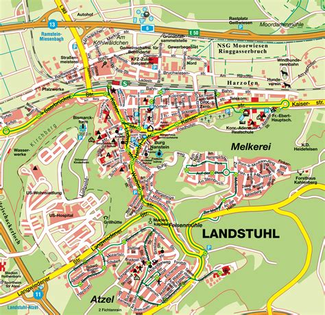 Landstuhl Army Base Map