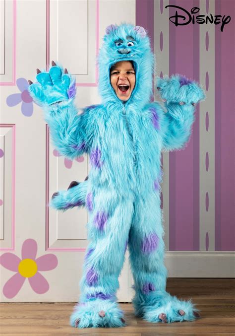 Hooded Monsters Inc Sulley Toddler Costume