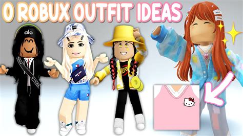 Roblox cute roblox avatar ideas Try These Cute and Trendy Outfits