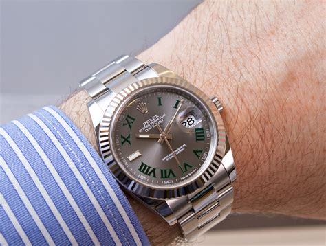 Rolex Datejust 41 mm Wimbledon: vídeo, fotos en vivo y precios | Horas ...