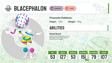 #0806 Blacephalon - Pokecharms PokéDex