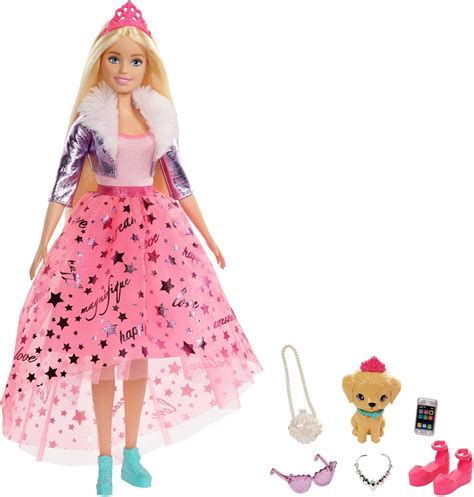 Amazon.com: Barbie Princess Adventure Doll in Princess Fashion (12-in ...