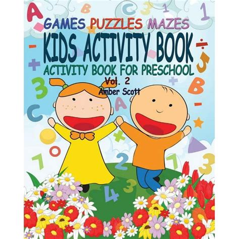 Kids Activity Book, Vol. 2 : Activity Book for Preschool - Walmart.com ...