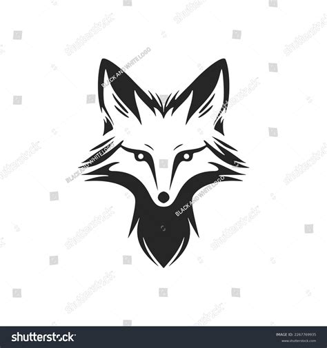 Fox Logo Black White Make Your Stock Vector (Royalty Free) 2267769935 ...