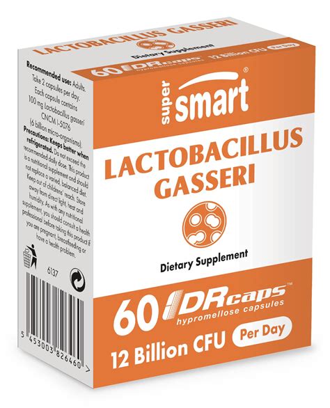 Buy Supersmart - Lactobacillus seri 12 Billion CFU per Day - Probiotic ...