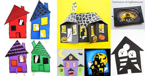 Fun Haunted House Crafts for Halloween - Artsy Momma