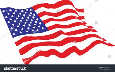 American Usa Flag Vector Design Stock Vector (Royalty Free) 1469603237 ...