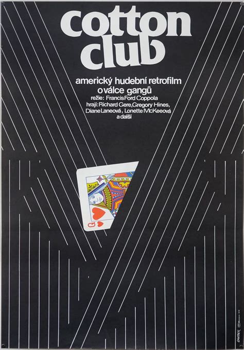 Cotton Club (1984) [1024×1472] Czech Version | Cotton club, Club poster ...