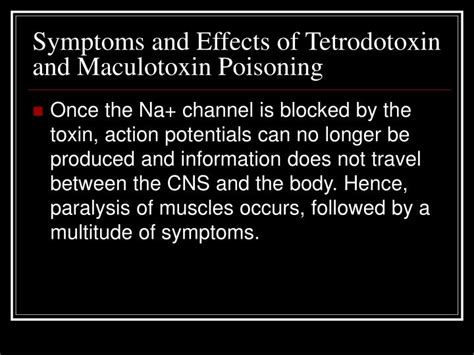 PPT - Tetrodotoxin and Maculotoxin PowerPoint Presentation - ID:6772258